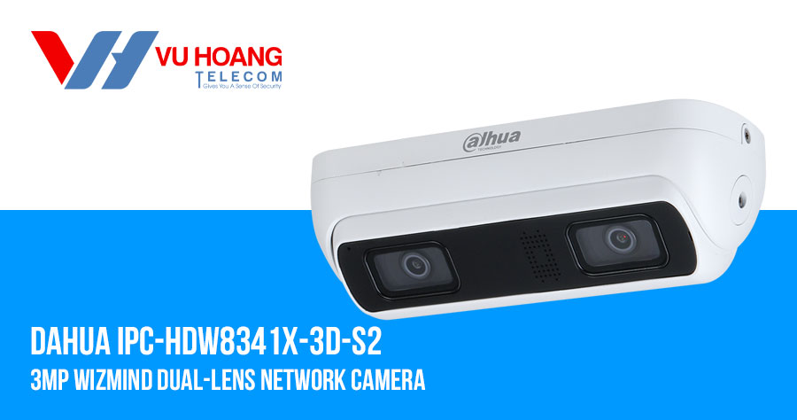 Camera IP đếm người ra vào 3MP DAHUA DH-IPC-HDW8341XP-3D